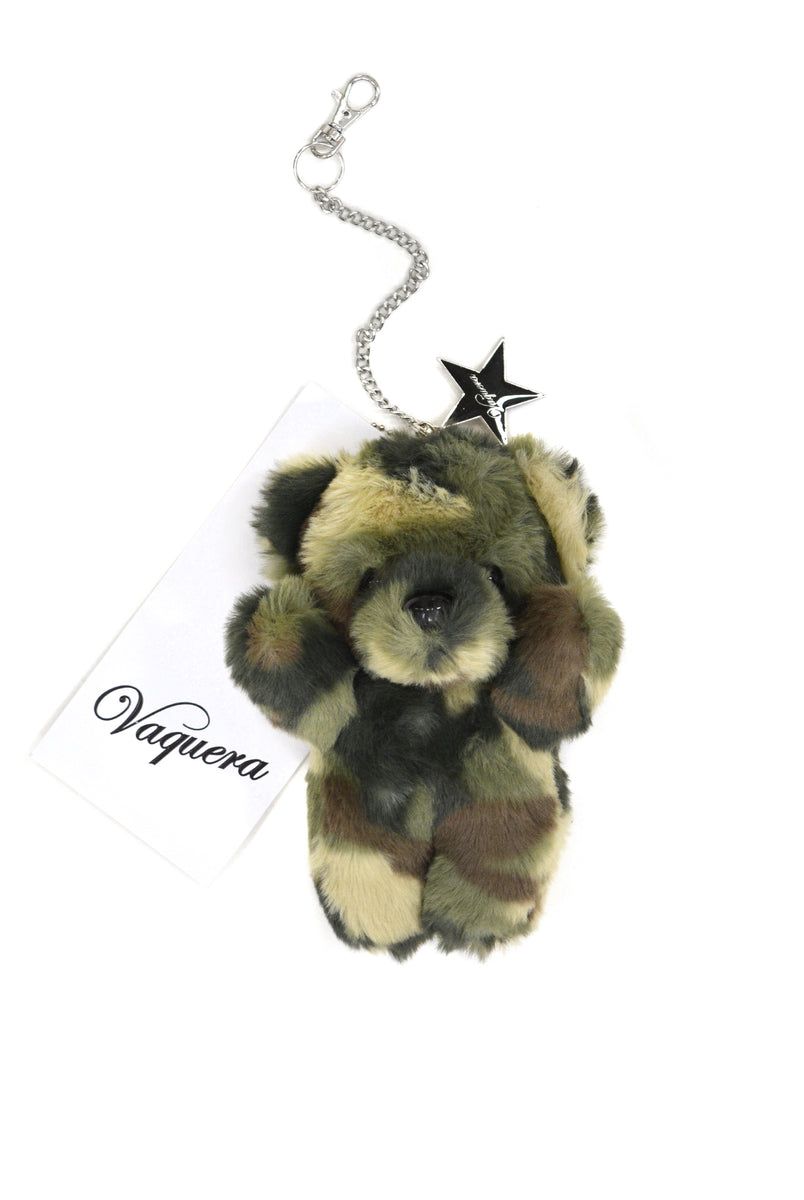 アクセサリー 23aw Vaquera Furry Teddybear VAQUERA Khaki & Brown Teddy Bear Keychain Vaquera