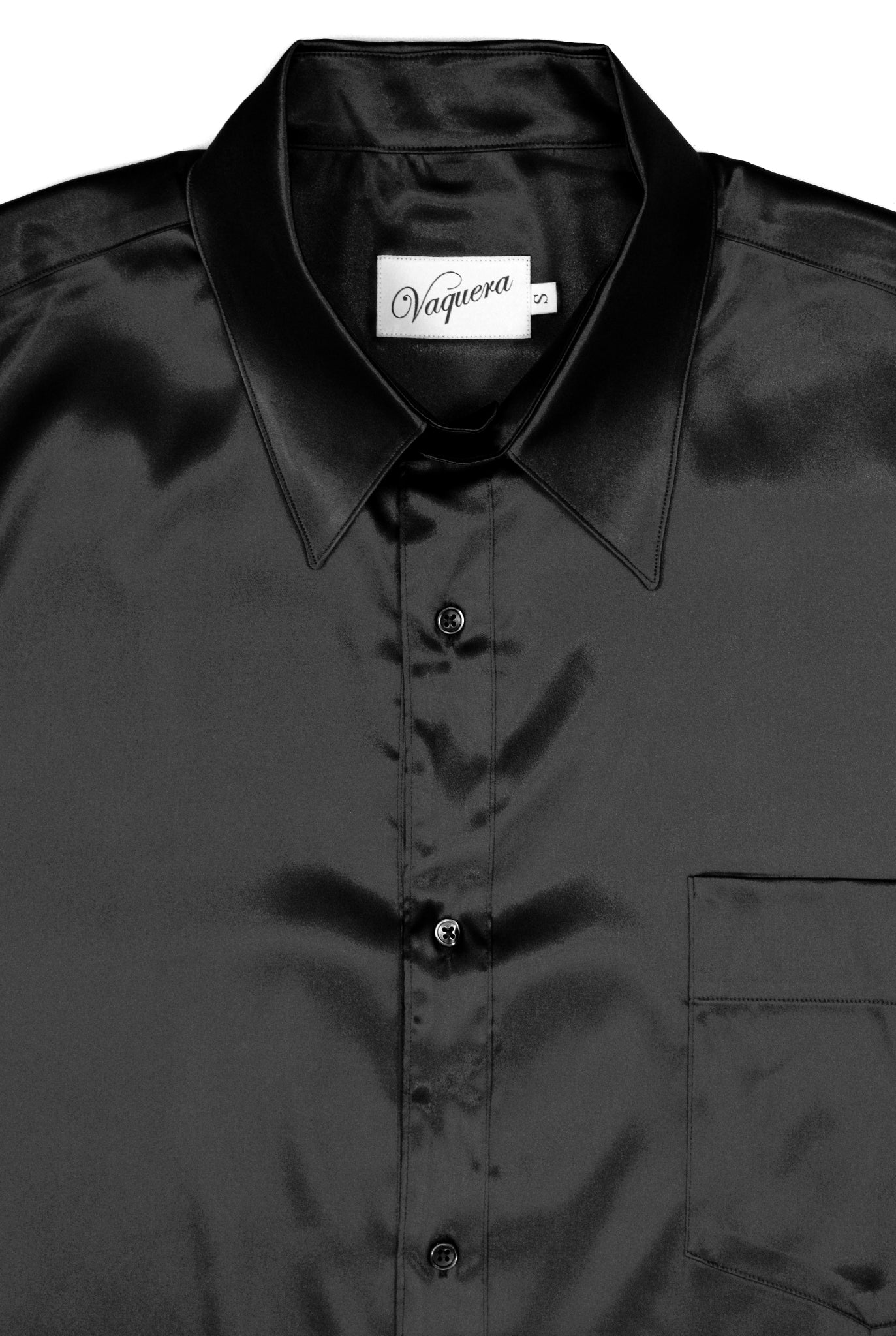 Vaquera Shirt & Tie, Black