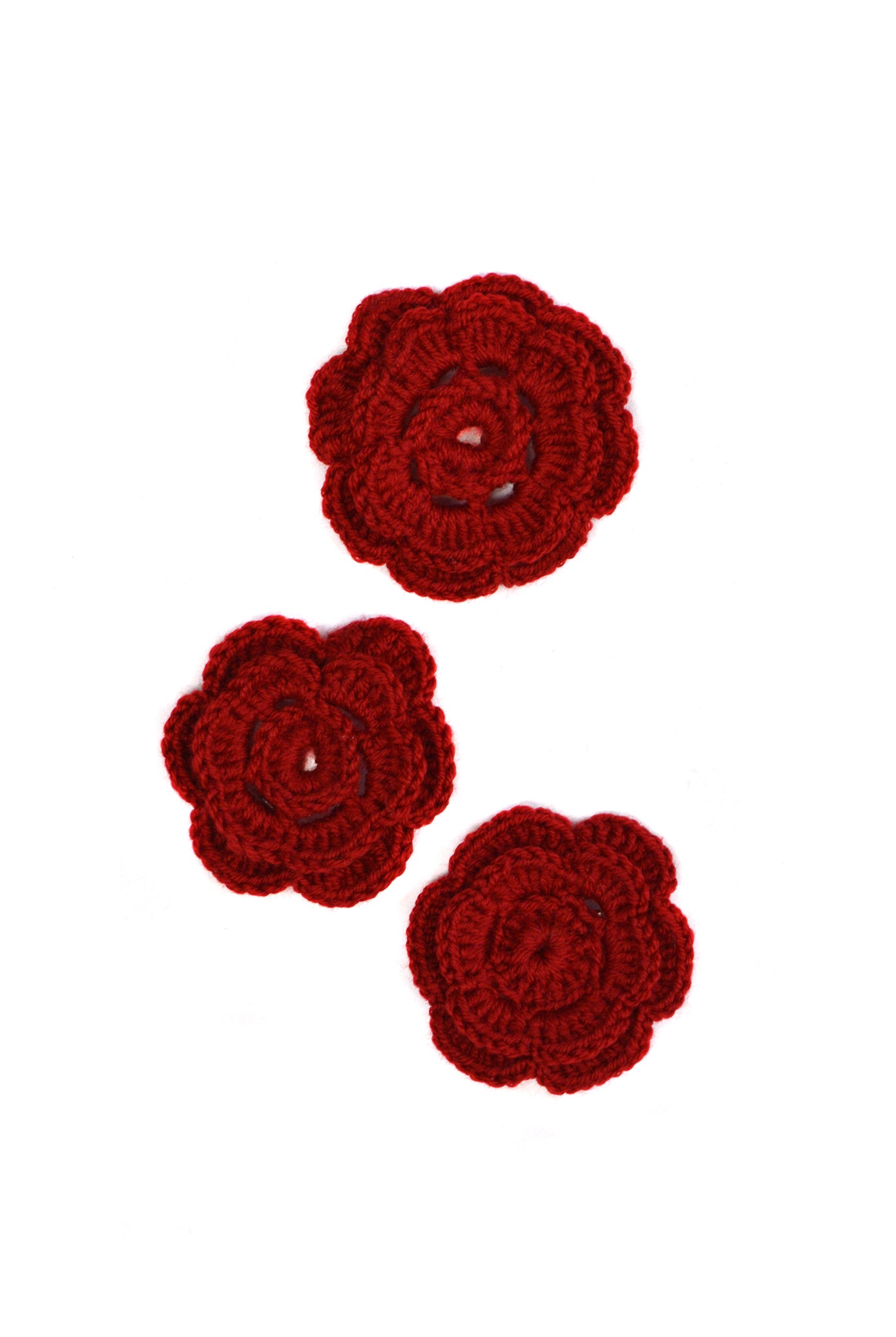 Ernest W. Baker Crochet Pin Set, Red