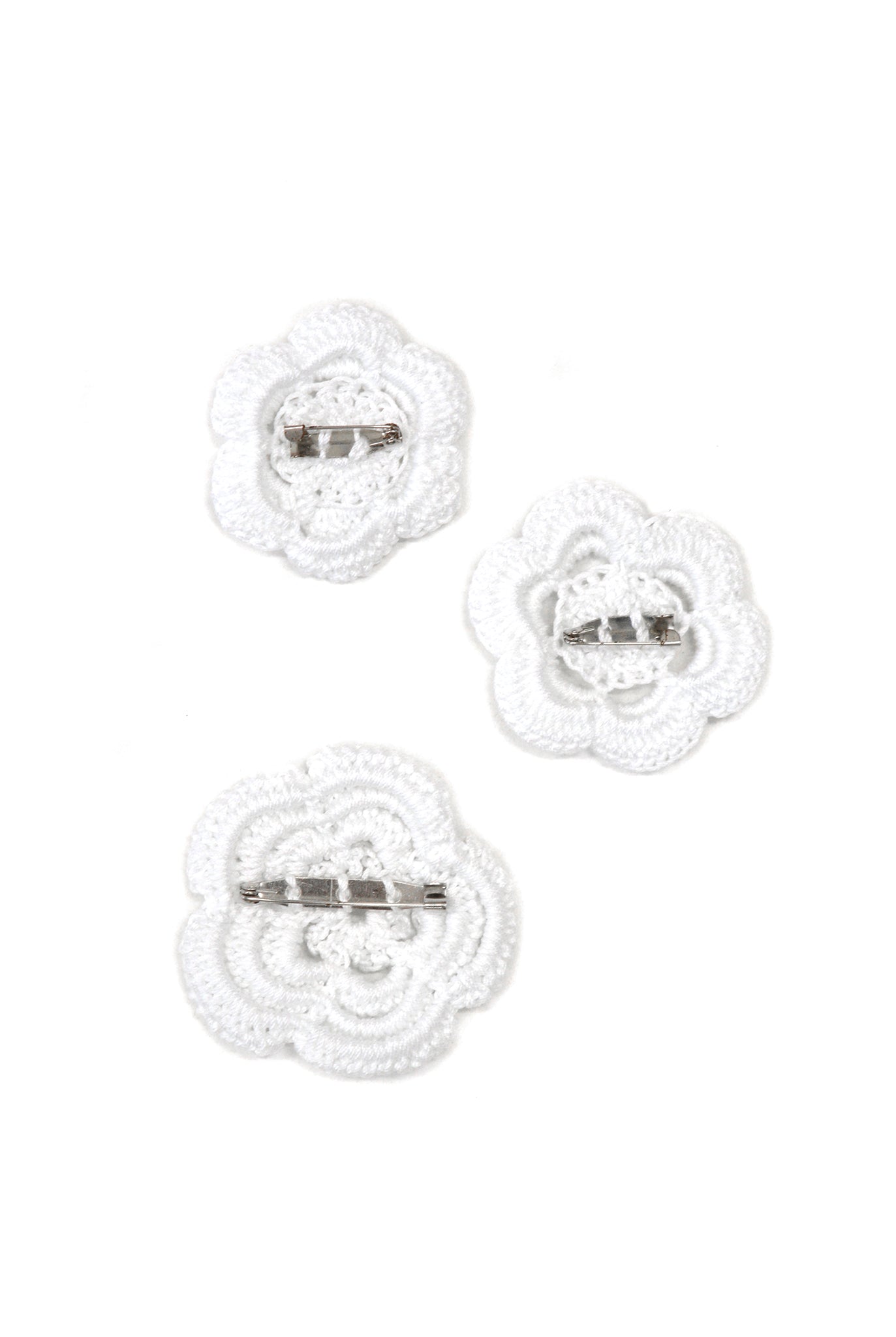 Ernest W. Baker Crochet Pin Set, White