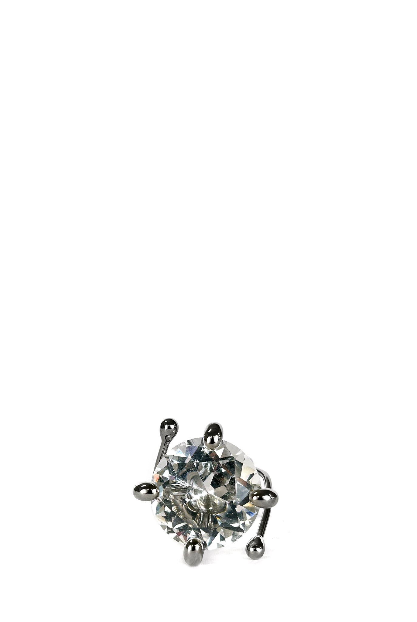 Hugo Kreit XL Stone Ring, Silver