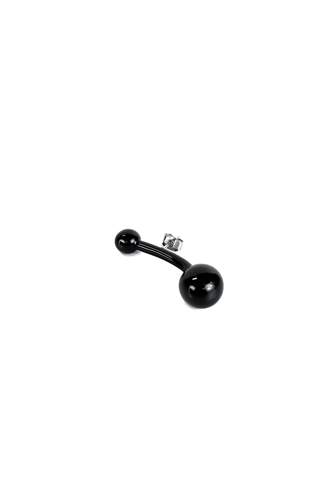 Justine Clenquet Connie Single Earring, Black