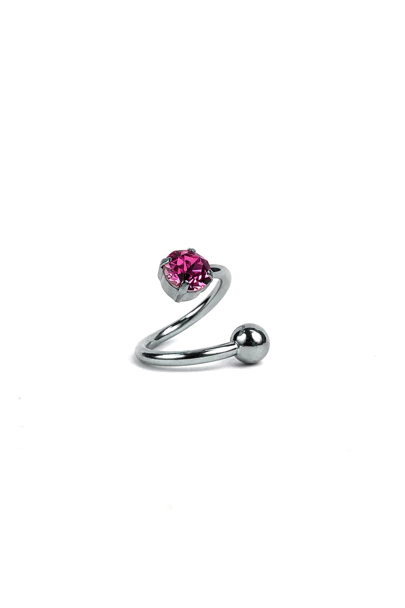 Justine Clenquet Jackie Ring, Fuchsia