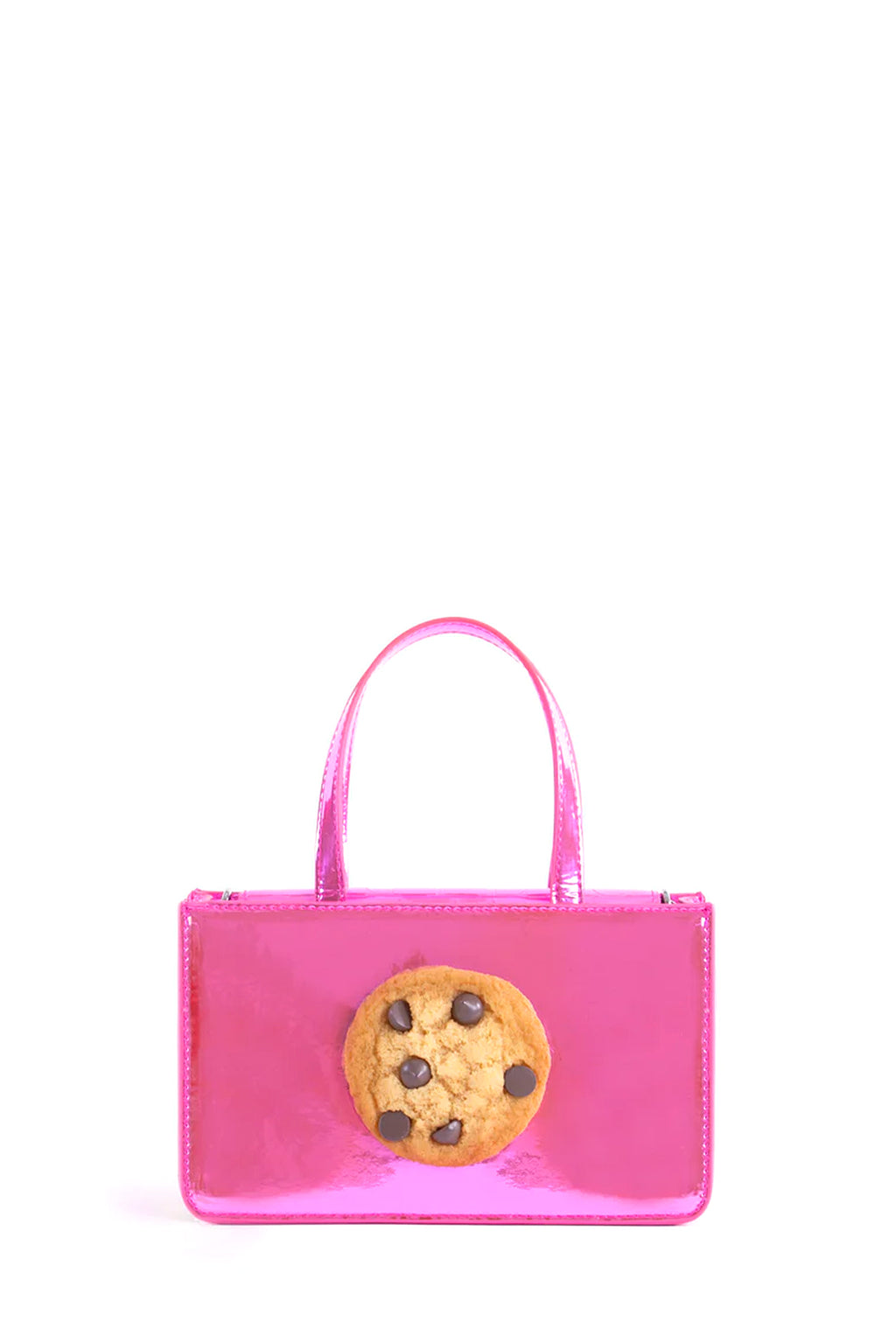 Puppets and Puppets Small Cookie Bag, Pink Metallic - ONE LEFT!