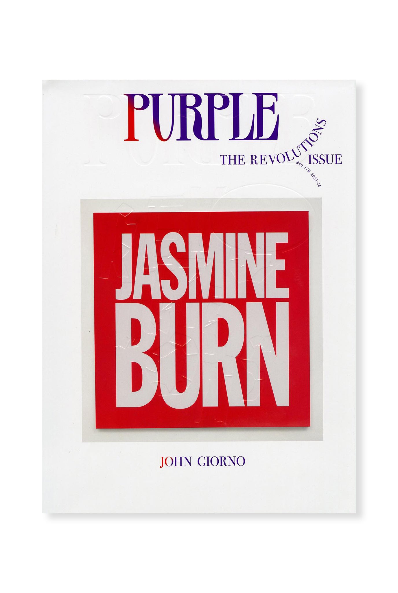 Purple, Issue 40 - The Revolutions Issue