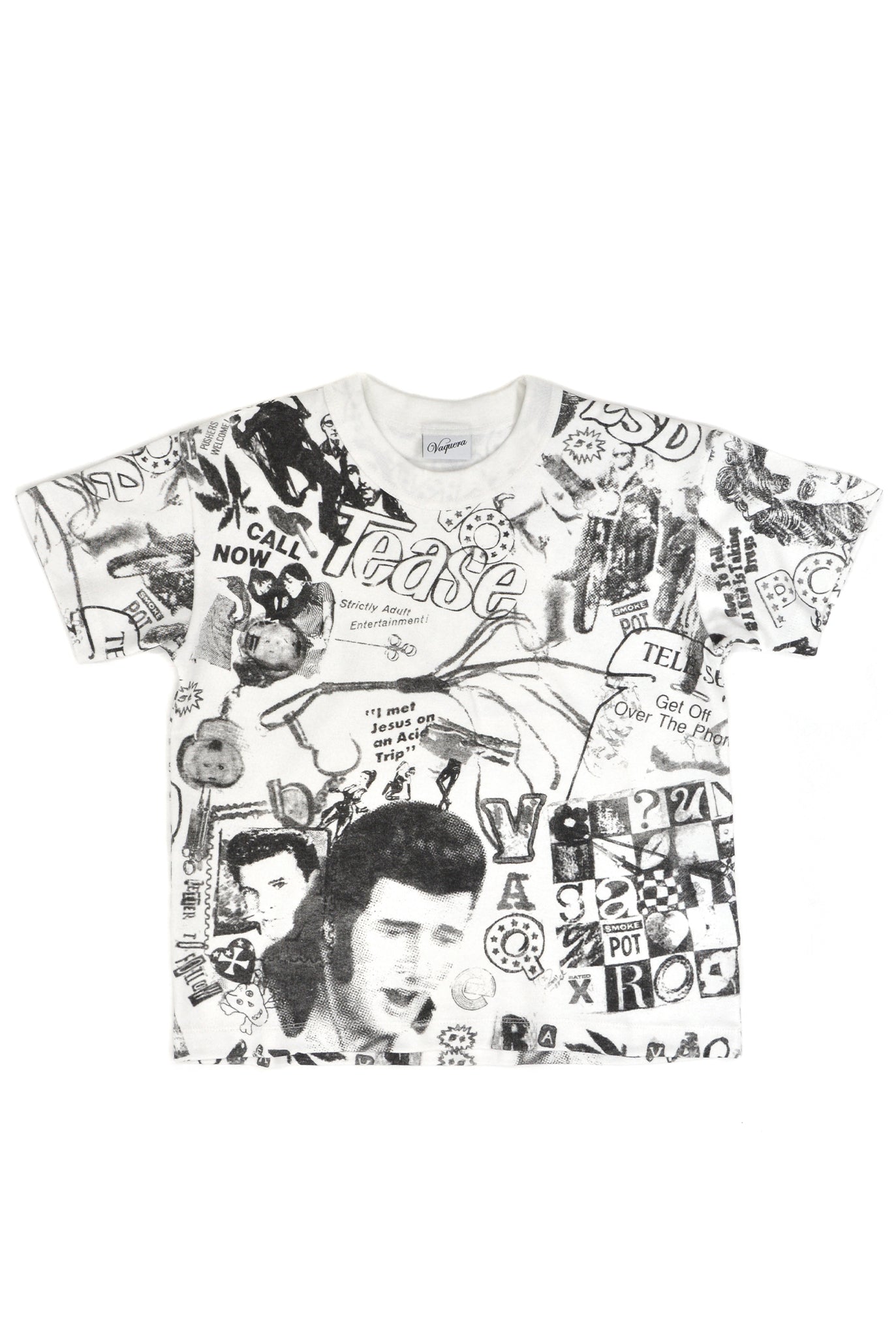 Vaquera Hollywood Lowbrow Cropped Knit Tee – SOOP SOOP