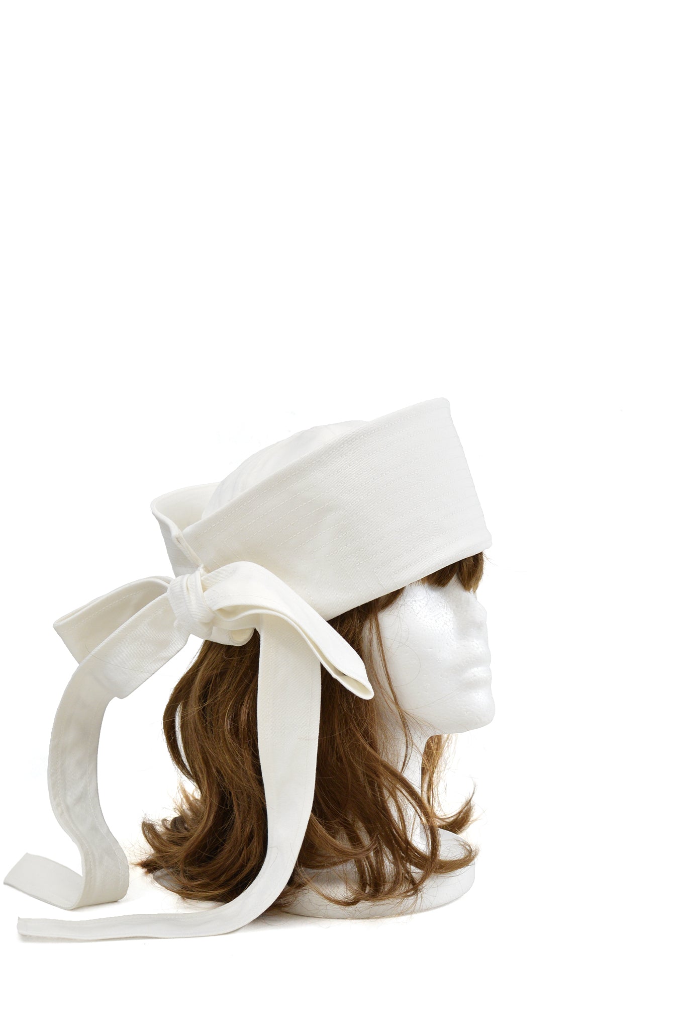 Vaquera Sailor Hat, White Canvas