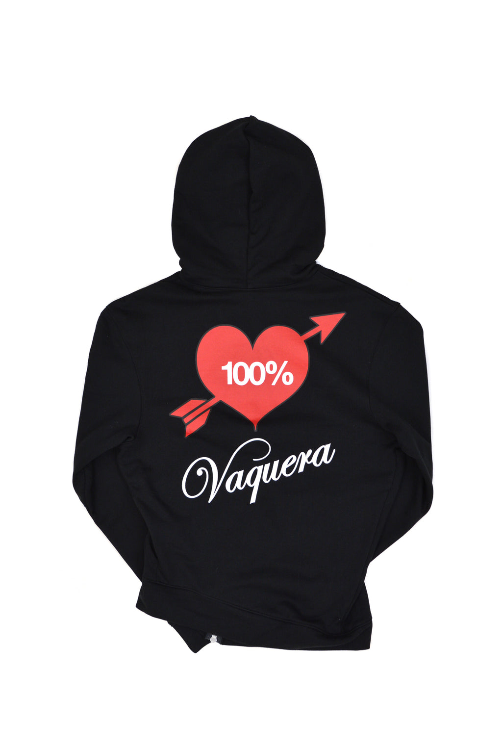100% Vaquera Twisted Hoodie, Black