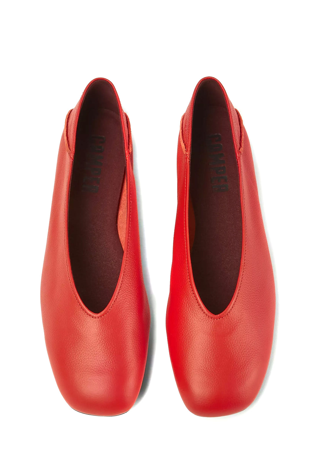 Camper Myra Ballet Shoes, Red