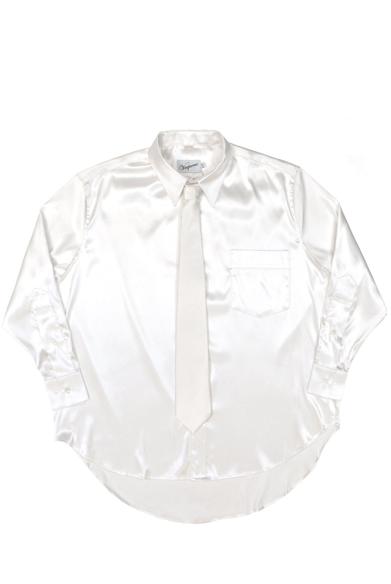 Vaquera Shirt & Tie, Ivory