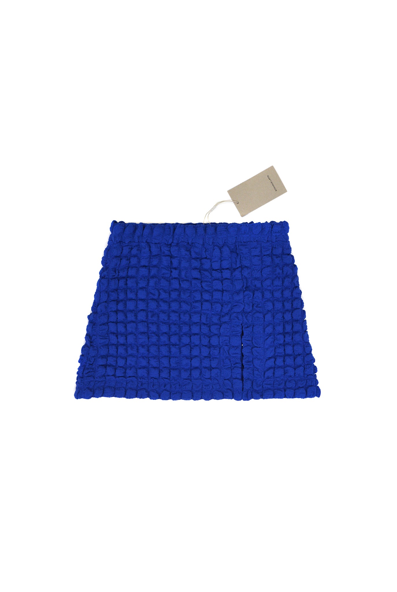 Eckhaus Latta Bubble Mini Skirt, Cobalt