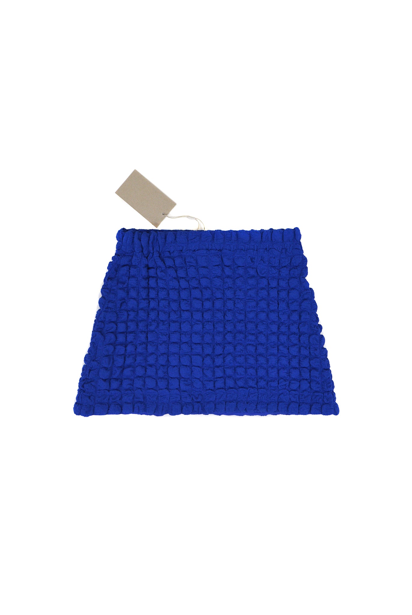 Eckhaus Latta Bubble Mini Skirt, Cobalt
