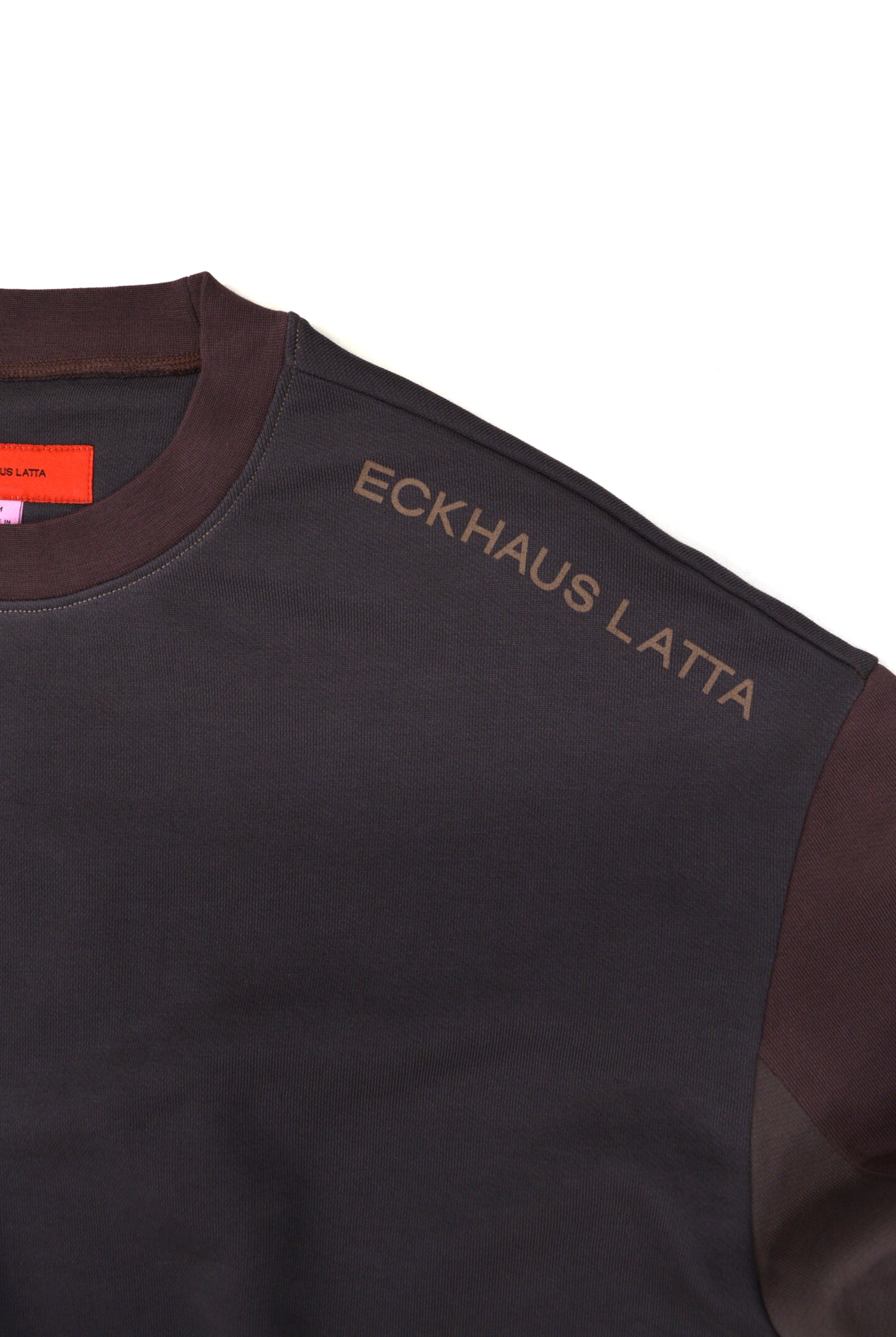 Eckhaus Latta Cropped Sweatshirt, Overcast
