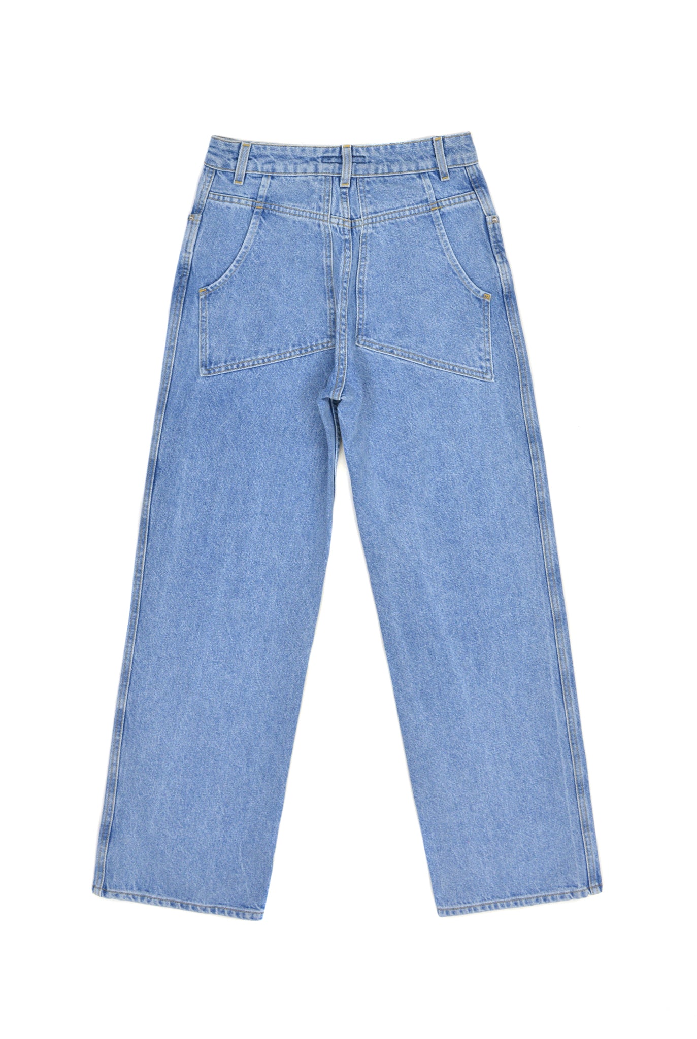 Eckhaus Latta Wide Leg Jean, Blue