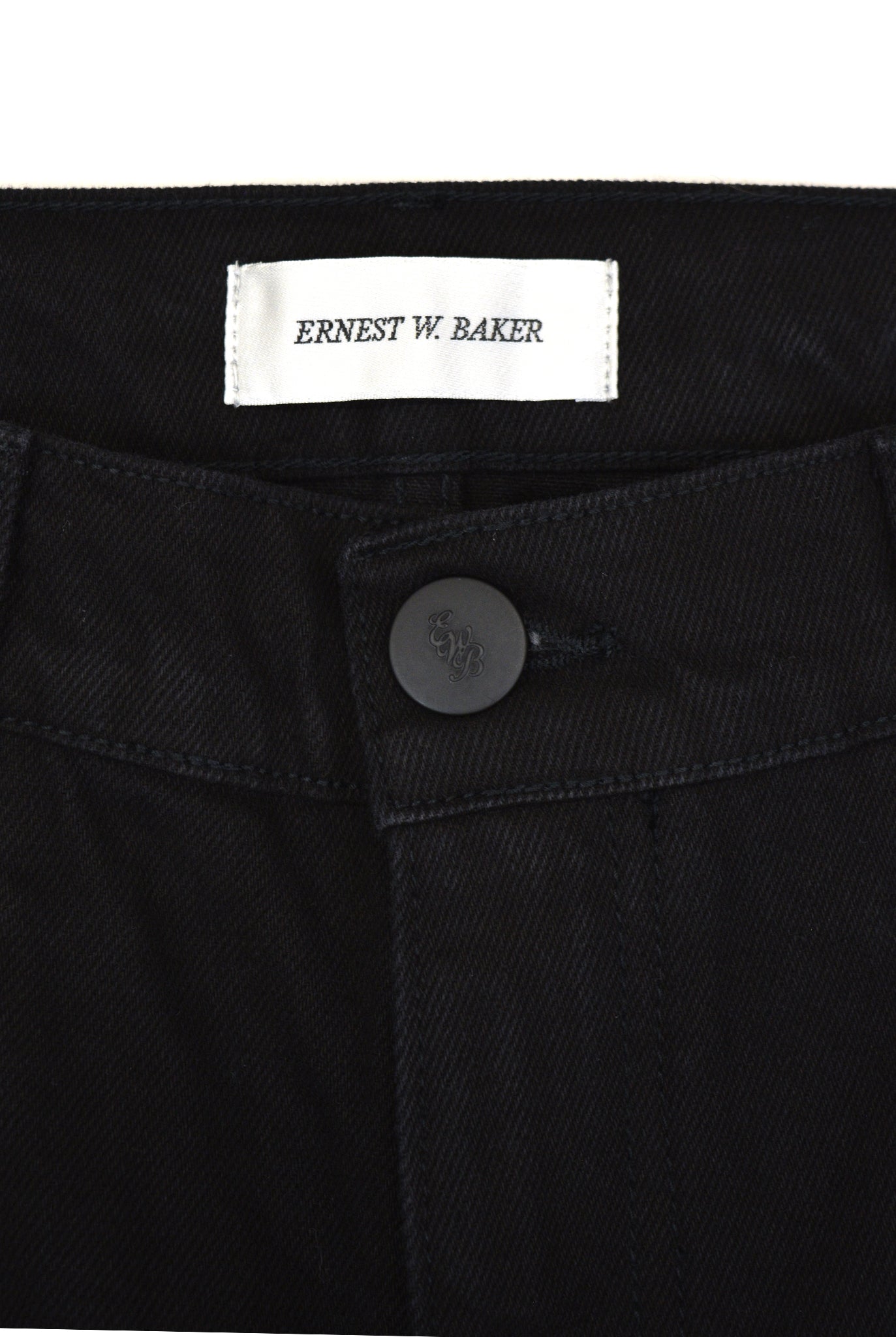 Ernest W. Baker Flared Jeans, Black