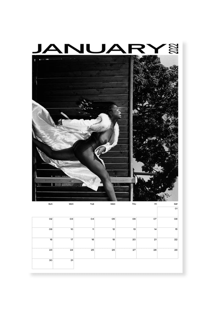 Justin Aranha Studio Calendar, January 2022