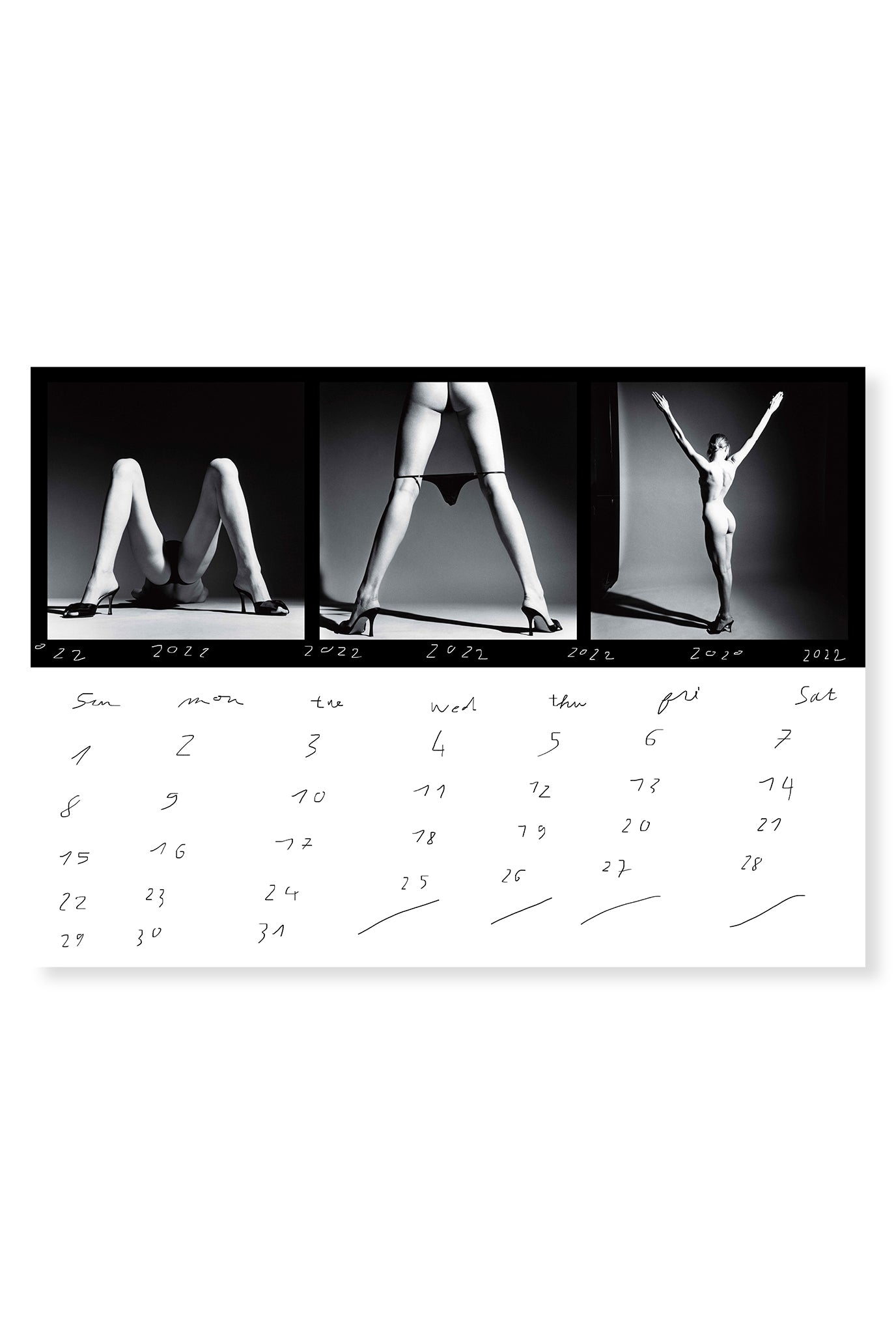 Justin Aranha Studio Calendar, May 2022