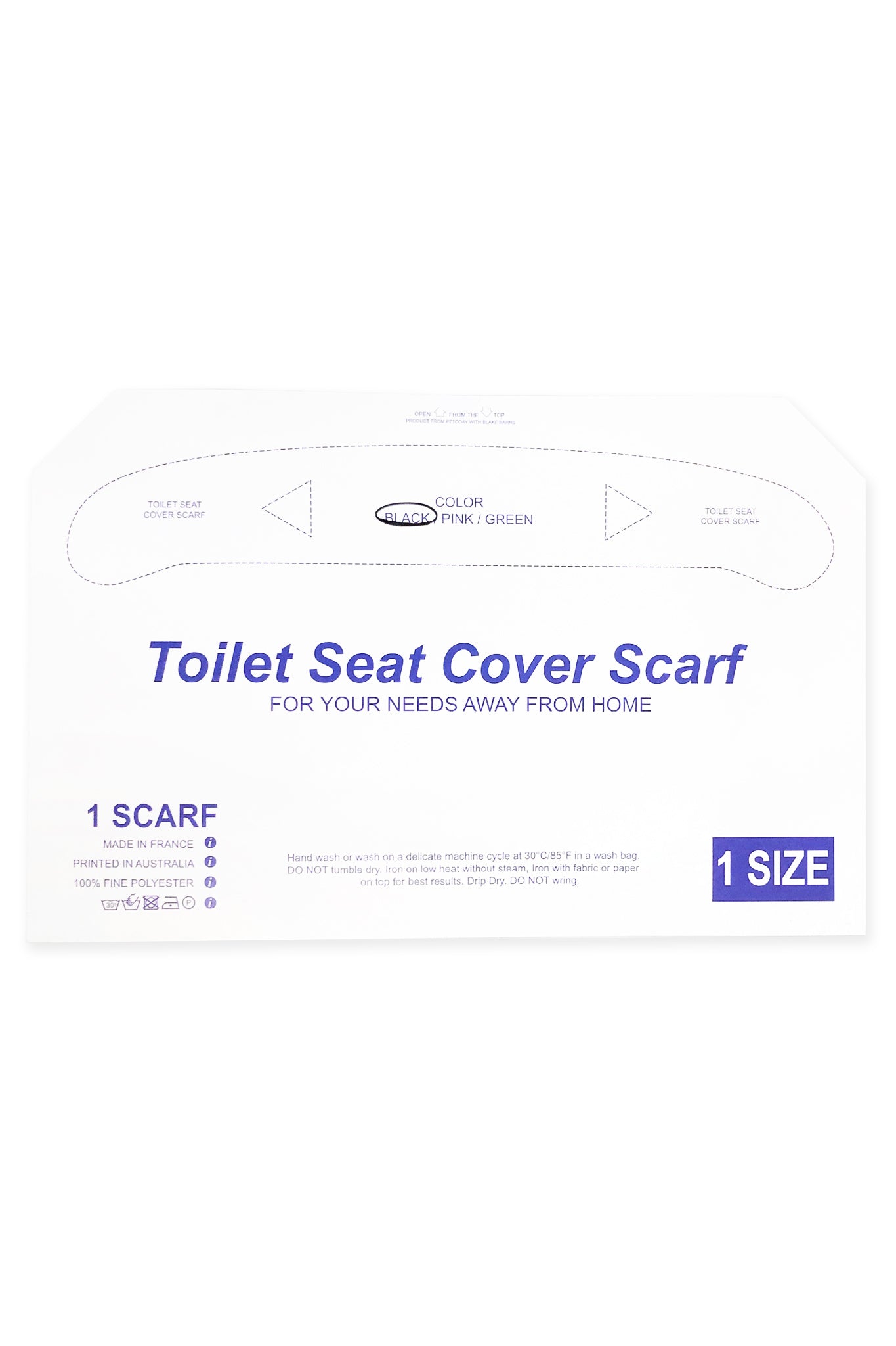 PZtoday© Toilet Seat Cover Scarf