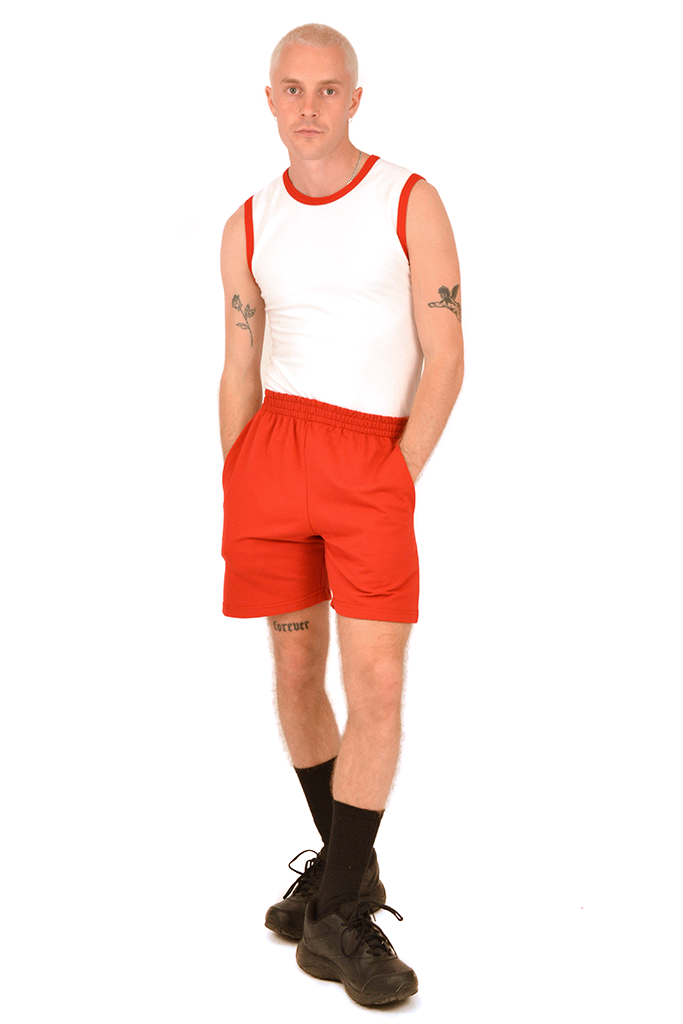 SOOP SOOP Basic Shorts, Red