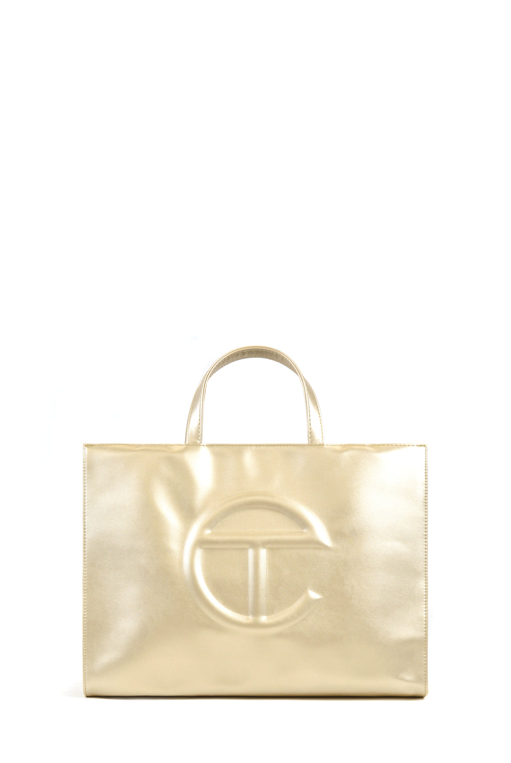 Telfar Medium Shopping Bag, Gold