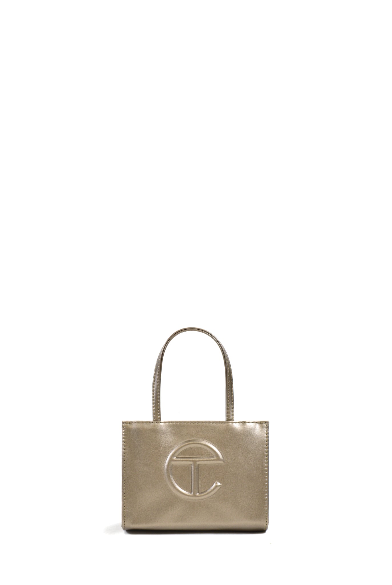 Telfar Small Shopping Bag, Bronze