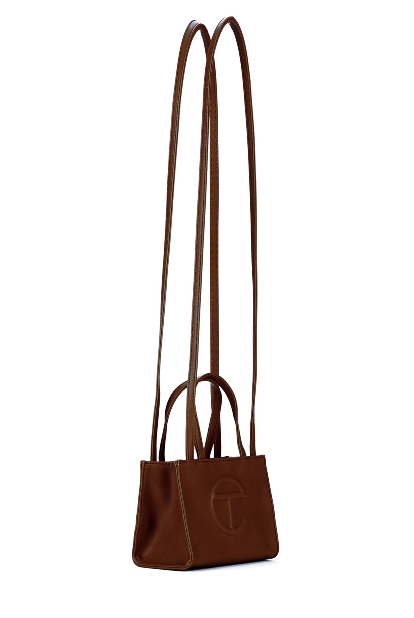 Telfar Brand Small Brown Telfar Bag Telfar Small Shopping Bag