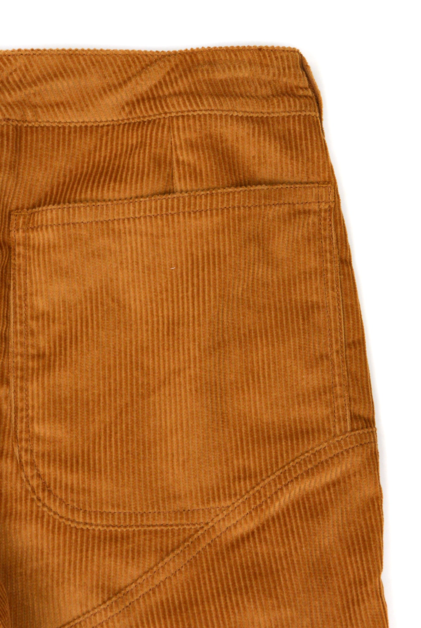 Telfar 3-Panel Boot-Cut Corduroy Pants, Brown
