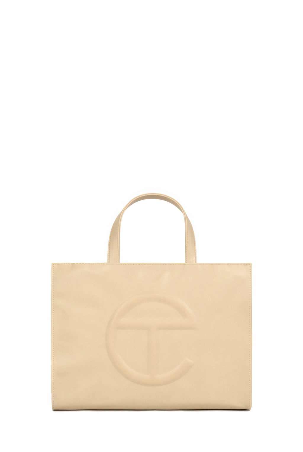 Telfar Medium Shopping Bag, Cream