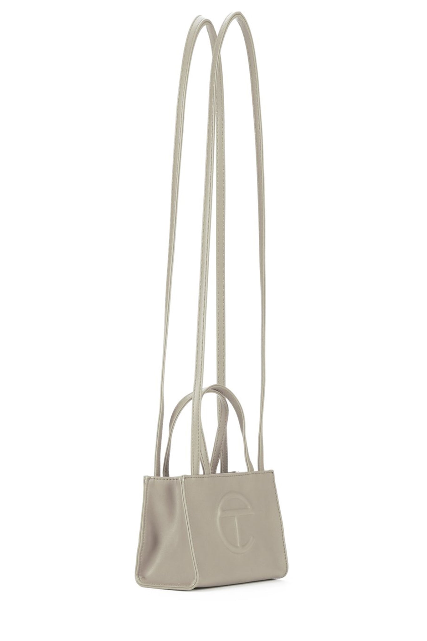 Telfar Small Shopping Bag, Grey