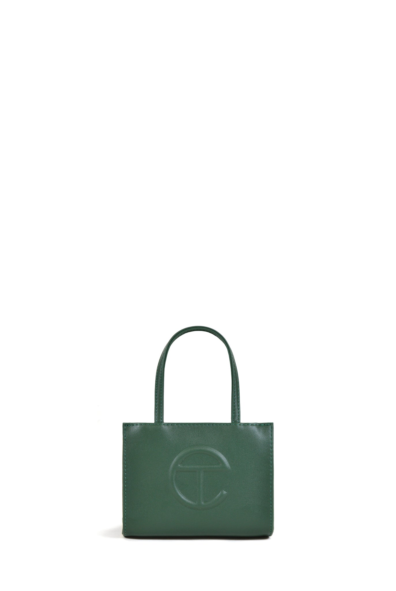 Telfar Small Shopping Bag, Dark Olive