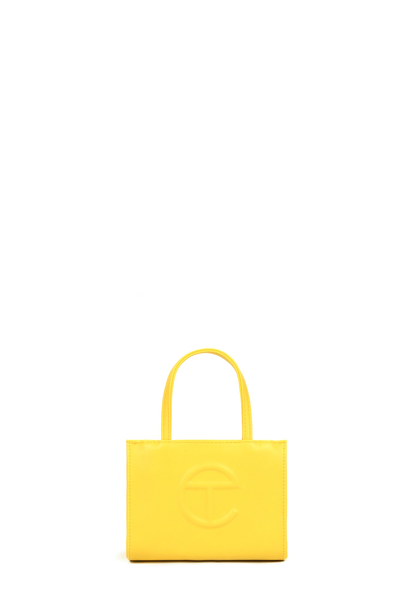 Telfar Small Shopping Bag, Yellow