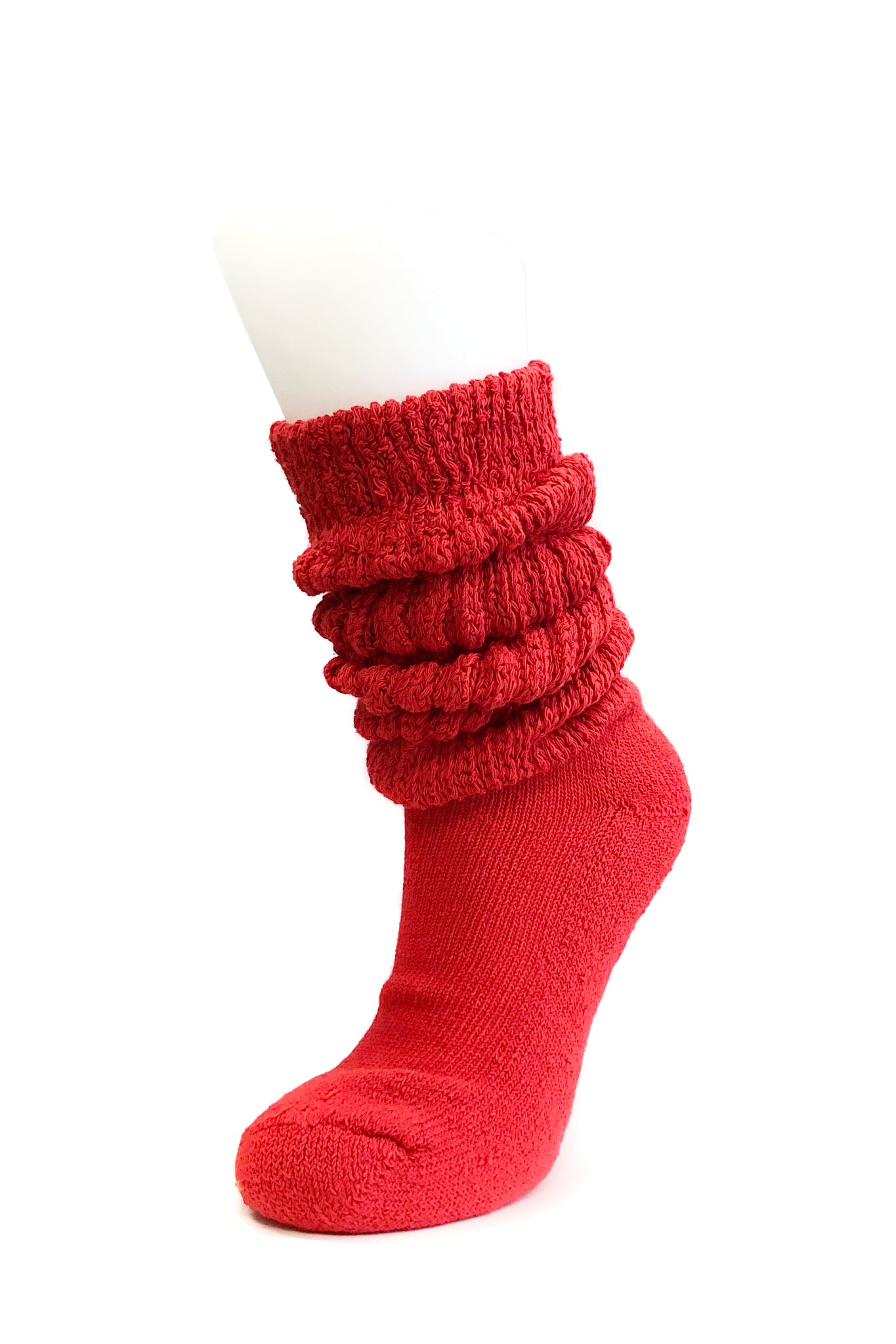 V-Day Slouch Socks, Red