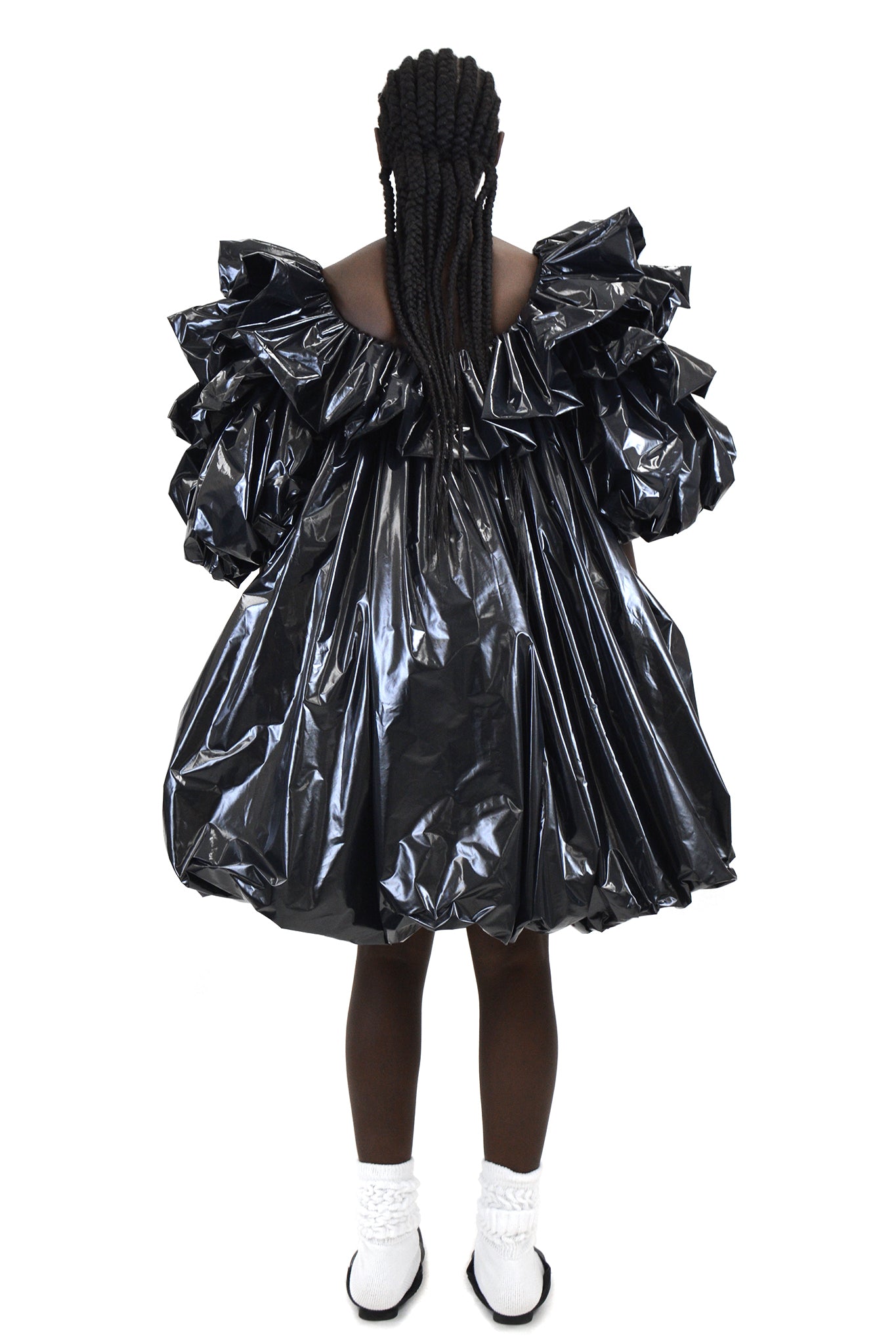 Vaquera Garbage Bag Bubble Dress