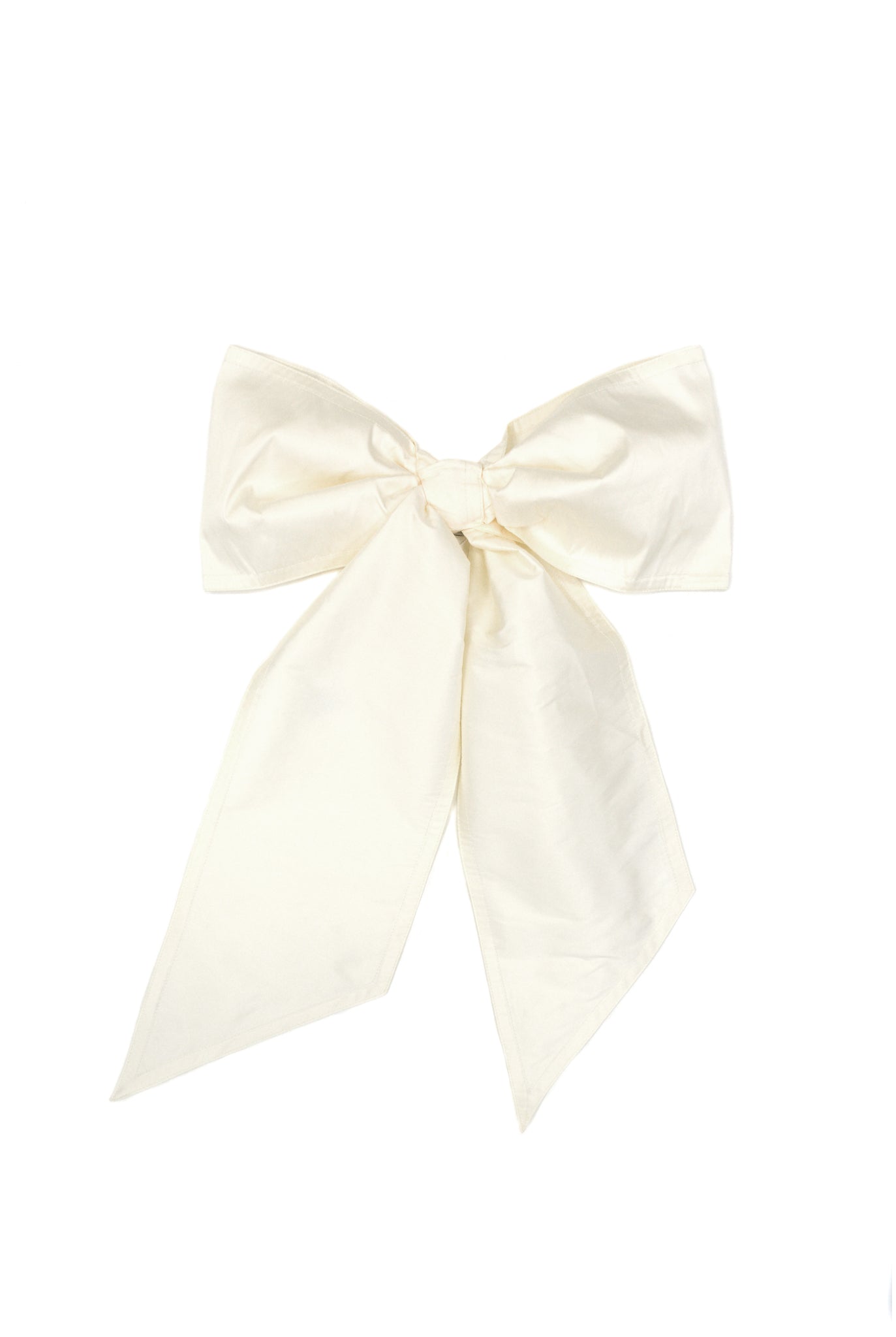 Vaquera Giant Hair Bow, Ivory