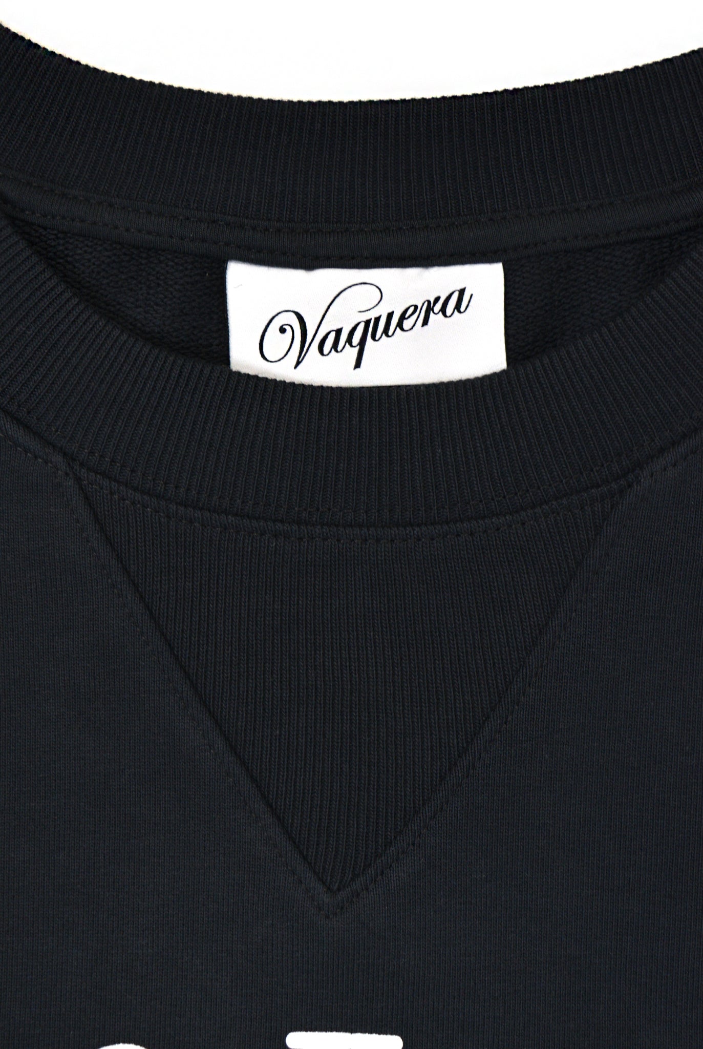 Vaquera Oversized Sweatshirt, Black