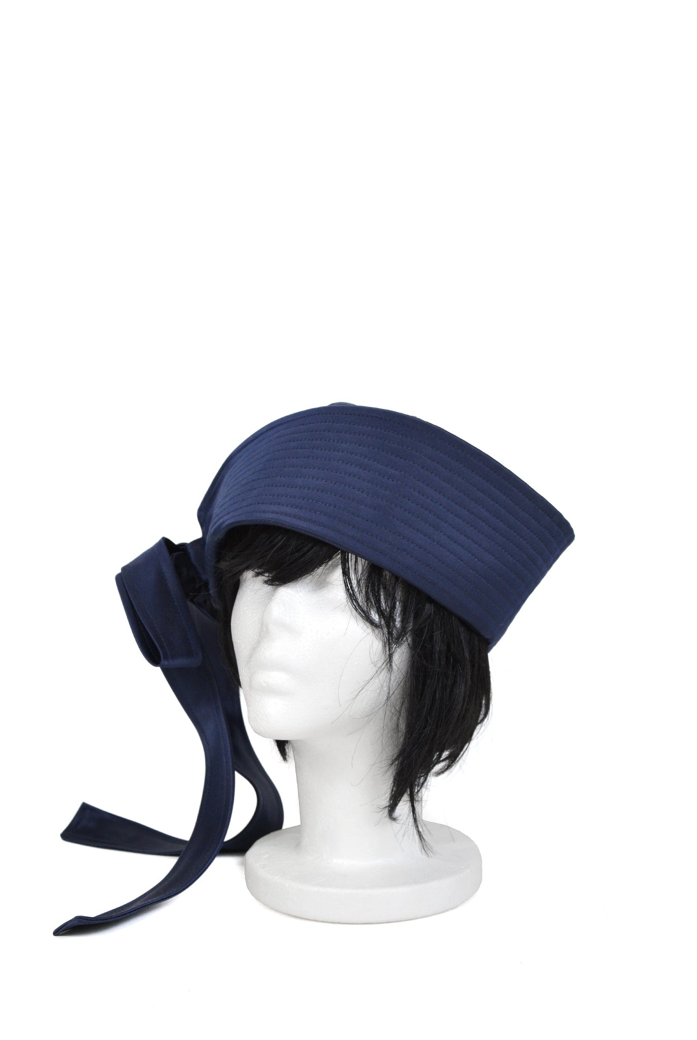 Vaquera Sailor Hat, Navy Satin – SOOP SOOP