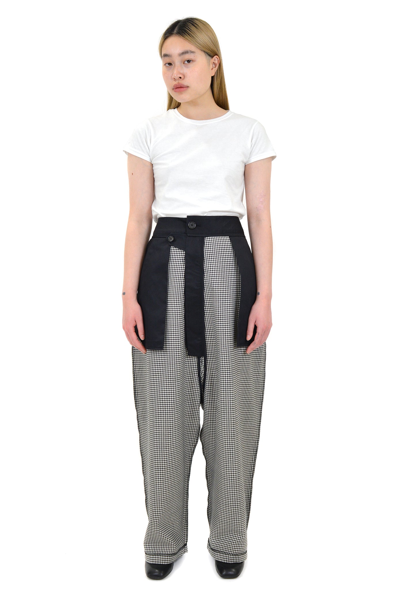 Vaquera Inside Out Houndstooth Trousers